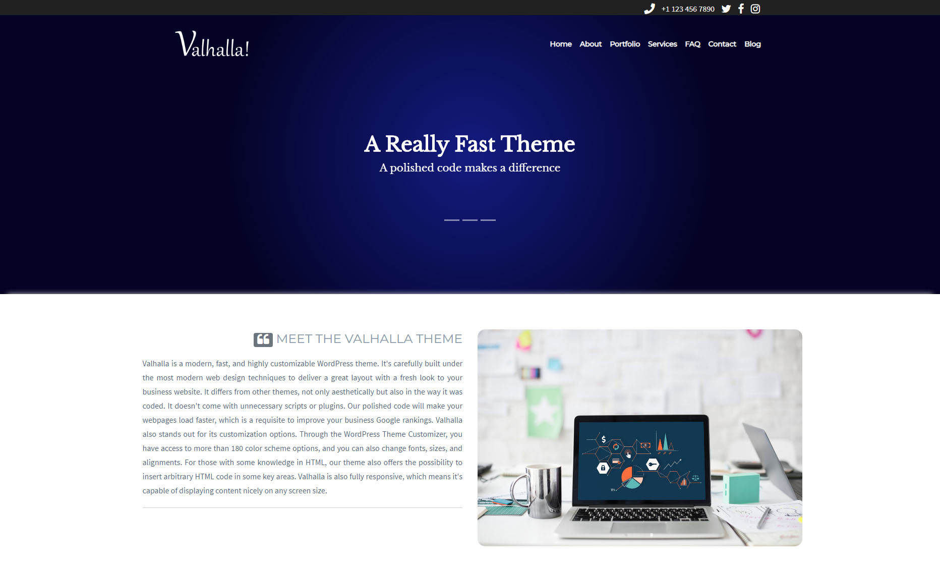 Valhalla WordPress Theme